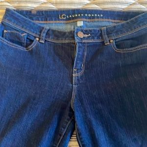 Indigo dark jeans. Like new. Worn once.